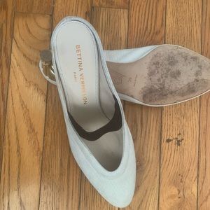 Vintage Bettina Vermillon kitten heels